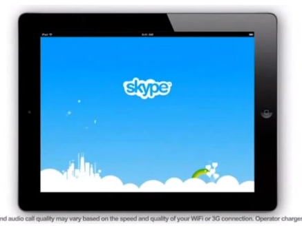 Se filtra un vídeo promocional de Skype para iPad