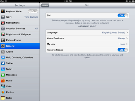 Siri ya ha sido portado a un iPad 1, aunque todavía no funciona