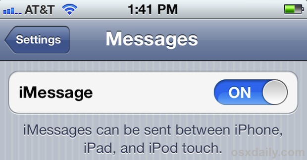 Tutorial: Activar iMessage en iOS 5