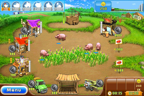 Granjas en iOS: Farm Frenzy 1 y 2