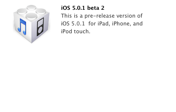 Apple lanza la beta 2 de iOS 5.0.1 para desarrolladores
