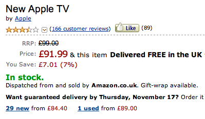 Amazon rebaja el Apple TV y nos hace sospechar que un nuevo modelo puede estar cerca