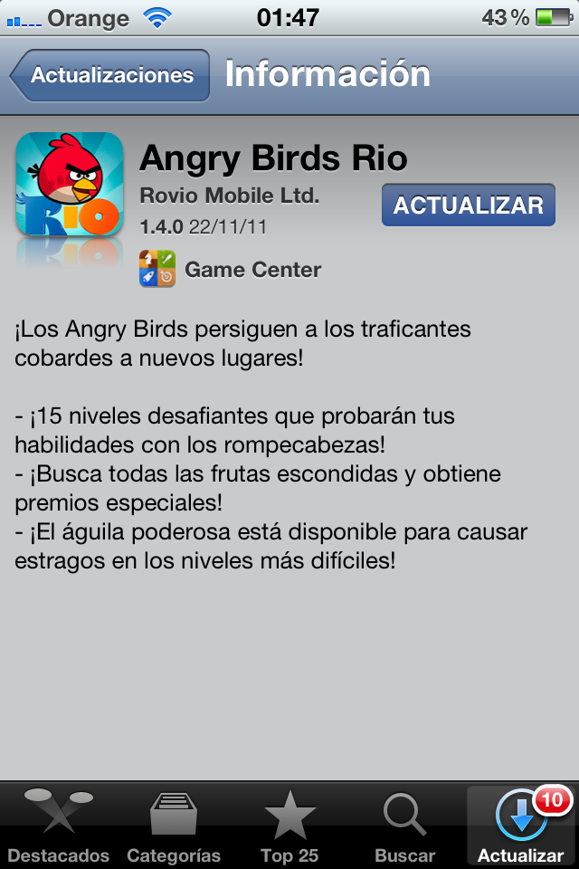 Angry Birds Rio, nuevos niveles disponibles