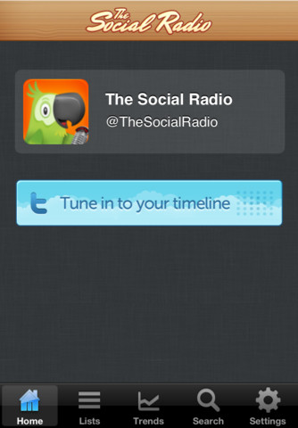 The Social Radio te permite estar al tanto de tu Timeline en Twitter mientras realizas otras tareas