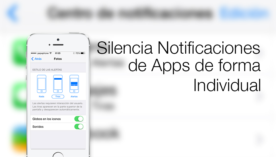 Silnciar Notificaciones Apps