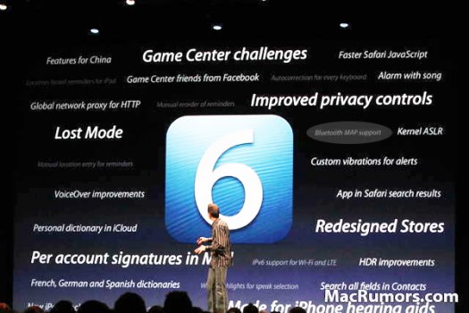 iOS 6 introducirá el soporte al protocolo MAP en Bluetooth