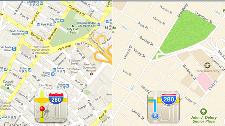 Comparativa entre Mapas de Google y Mapas de Apple