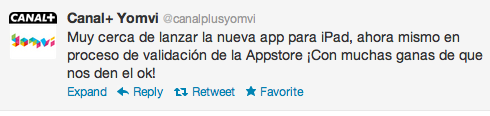 La nueva aplicación de Canal+ Yomvi  para el iPad ya está en proceso de validación del App Store