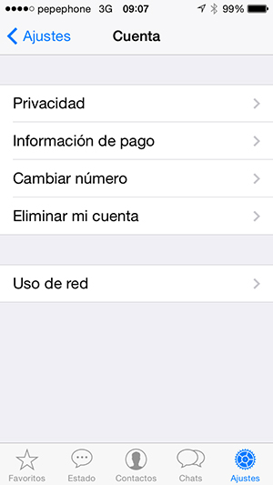 WhatsApp - Cambiar Ultima Vez - screenshot 1