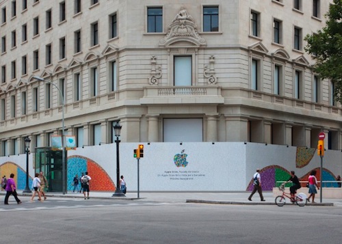 La inauguración de la Apple Store del centro de Barcelona cada vez más cerca