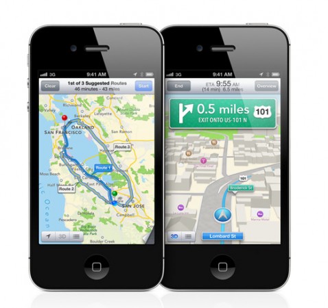 iOS 6 - turn by turn Mapas