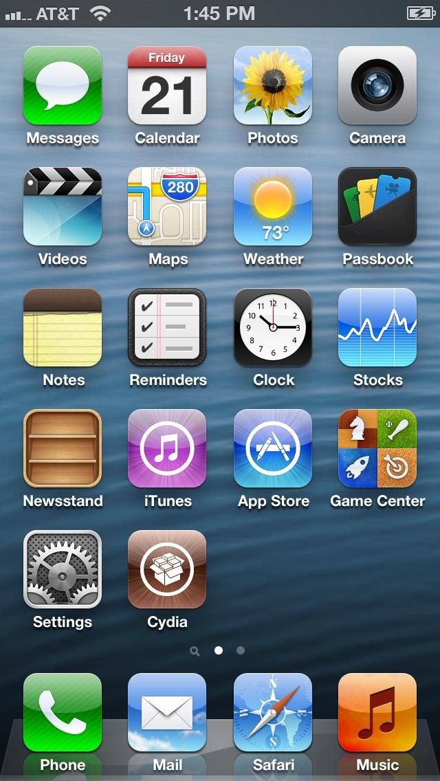 iPhone 5 jailbroken