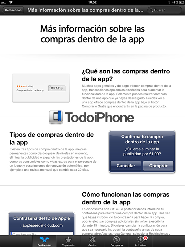 Compras dentro de la App - 2