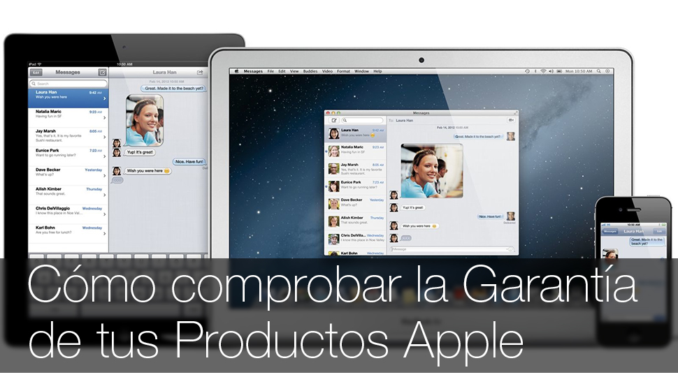 Comprobar garantia iPhone iPad