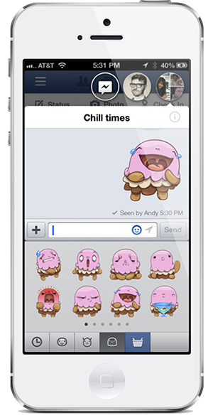 Facebook Sticker Enabler