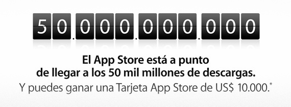 App Store Cincuenta Mil Millones de Descargas