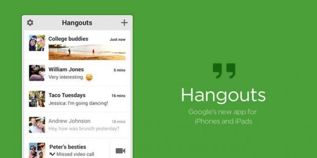 Google Hangouts SMS