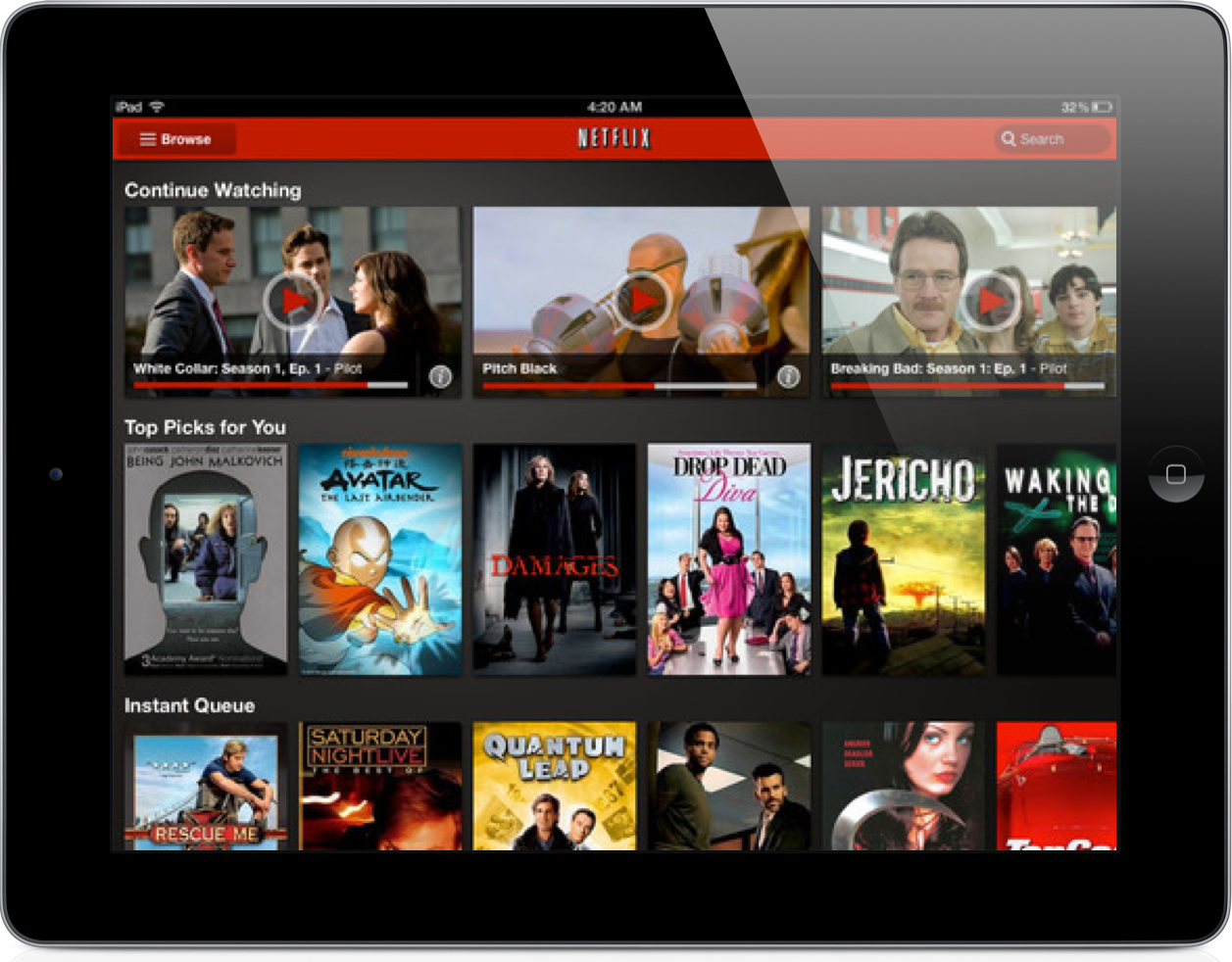 Netflix iPad