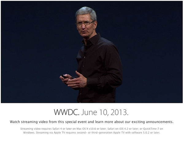 Apple WWDC 2013 Official Video
