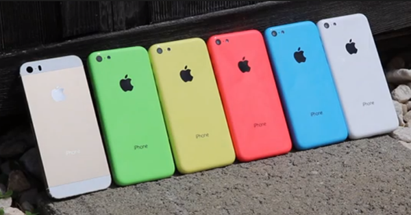 iPhone 5S Champagne y iPhone 5Colours