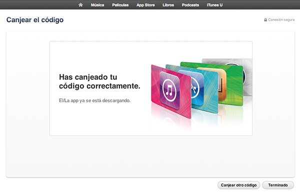 Como Canjear Promo Condes iTunes - 1