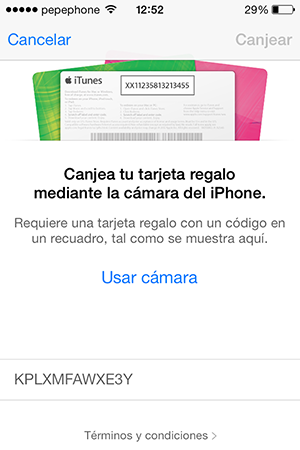 Como Canjear Promo Condes iTunes - 7