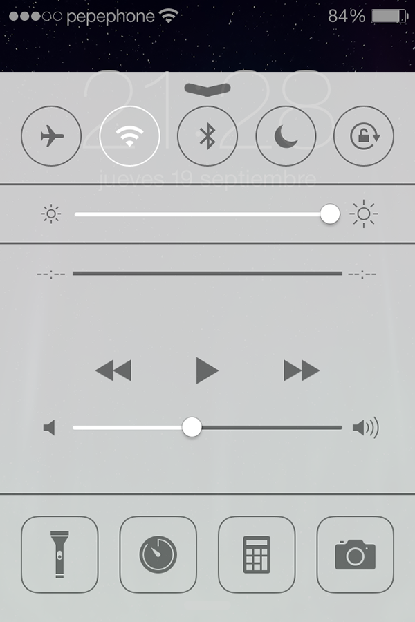 iO7 vs iOS 6 - Novedades de Uso - Control Center