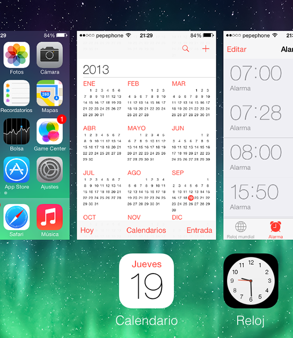 iO7 vs iOS 6 - Novedades de Uso - Multitarea