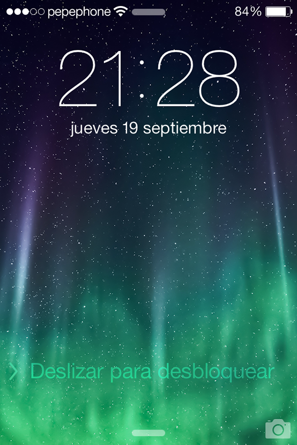 iO7 vs iOS 6 - Novedades de Uso - Pantalla Bloqueada