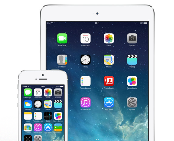 iOS 7 Apple - iPhone y iPad - Verticals