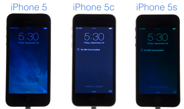 iPhone 5 vs iPhone 5c vs iPhone 5s - test velocidad arranque