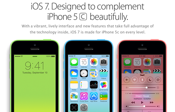 iPhone 5C - iOS 7