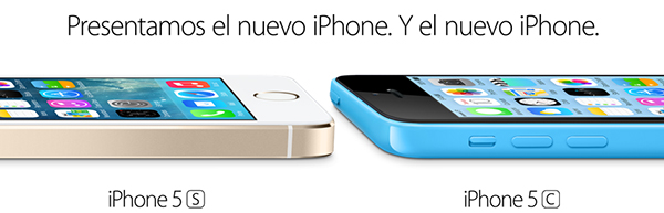 Nuevos iPhone 5s iPhone 5c