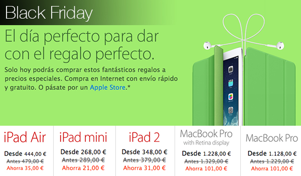 Black Friday Apple 29 Nov Descuentos