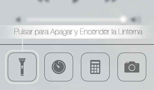 Como Apagar Encender Linterna iOS 7