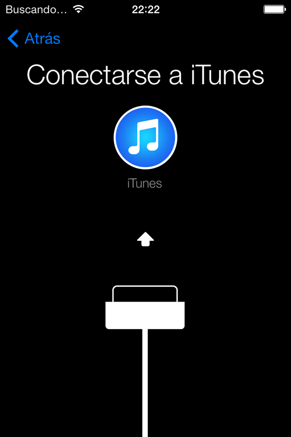 Conectarse a iTunes - Actualizacion Firmware