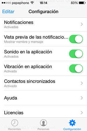 Facebook Messenger - Configuracion