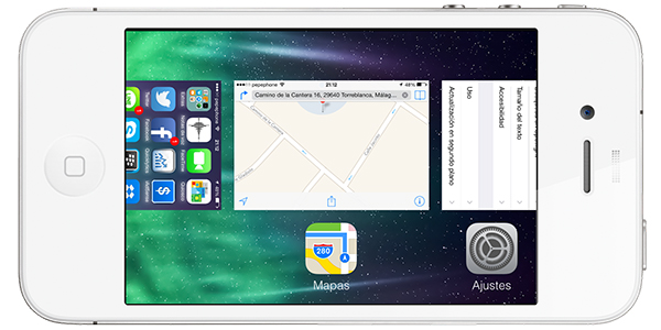 Solucion Error Verificacion Software Nuevo iOS 7 - Multitasking