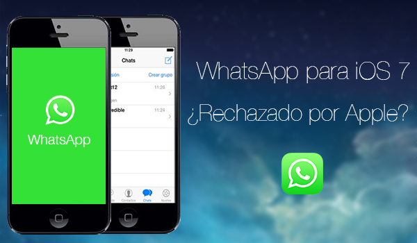 WhatsApp iOS 7 Rechazado