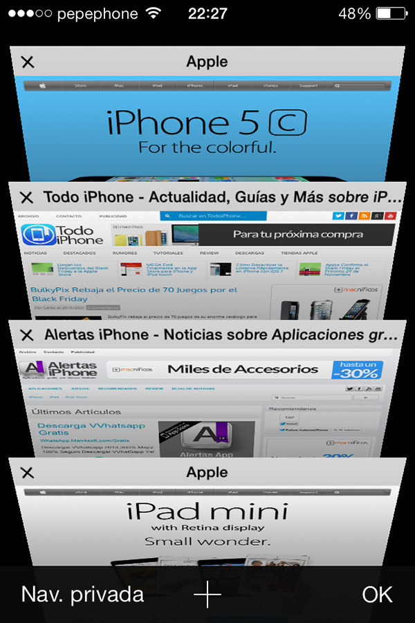 Como Cerrar Todas Pestañas Safari iOS -Pestañas