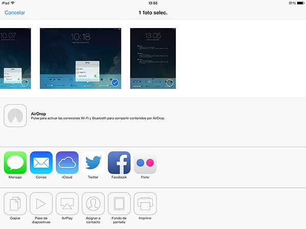 Guia AirPlay - Compartir Fotos Videos