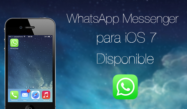 WhatsApp Messeger iOS 7 Disponible