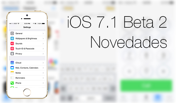 iOS 7.1 Beta 2 Novedades
