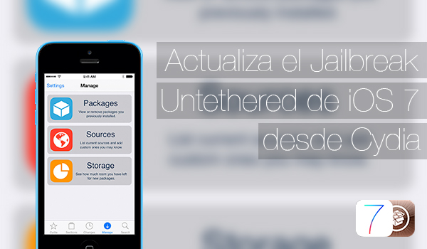 Actualizar Jailbreak iOS 7 Desde Cydia