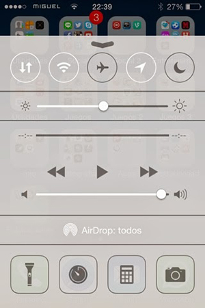 AirDrop Enabler iOS 7 - Centro de Control