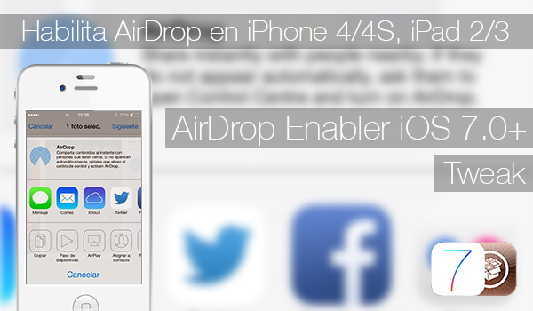 AirDrop Enabler iOS 7 - Tweak