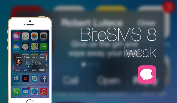 BiteSMS 8 iOS 7 - Tweak