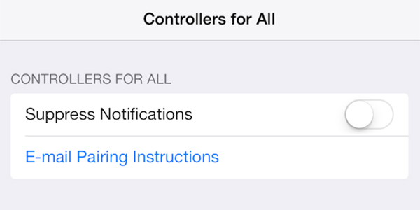 Controllers for All - Ajustes