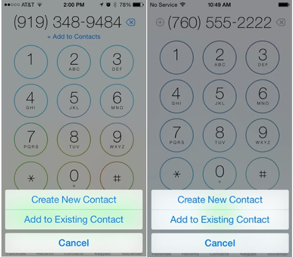 iOS 7.1 Beta 4 - Agregar Contactos