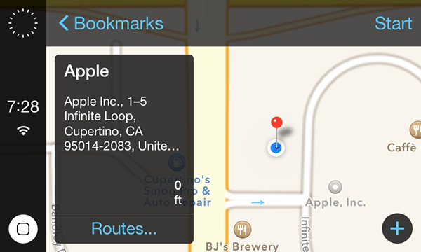 iOS in Car - Maps